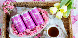 Three canisters of artisanal loose-leaf tea as part of the Polly Singer giveaway.