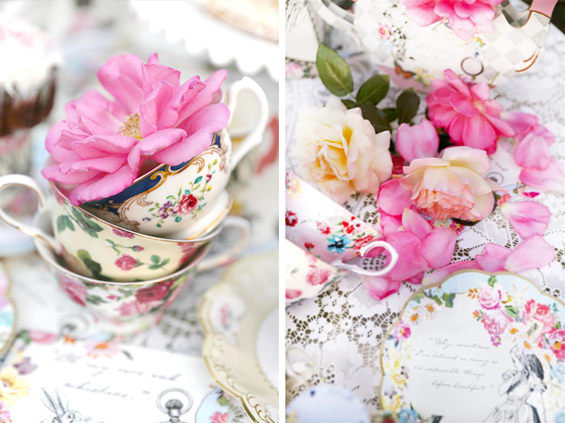 Haley Solano Alice in Wonderland book club teatime