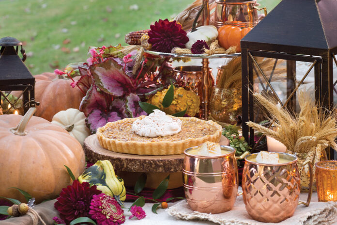 Fall Baking Preview: Walnut, Bourbon, and Salted Caramel Tart.