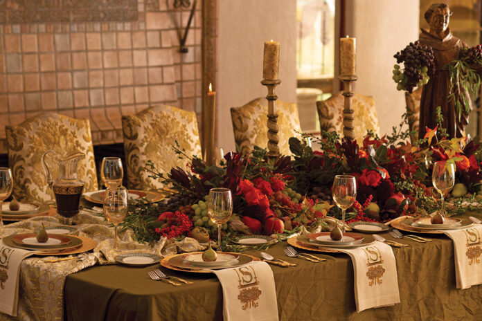 Settle in for a Renaissance-inspired celebration evocative of Italian feasts during the fifteenth to seventeenth centuries—a span of time considered to be the transition from the Middle Ages to modernity, bringing a rise in culture and the peak of art history.