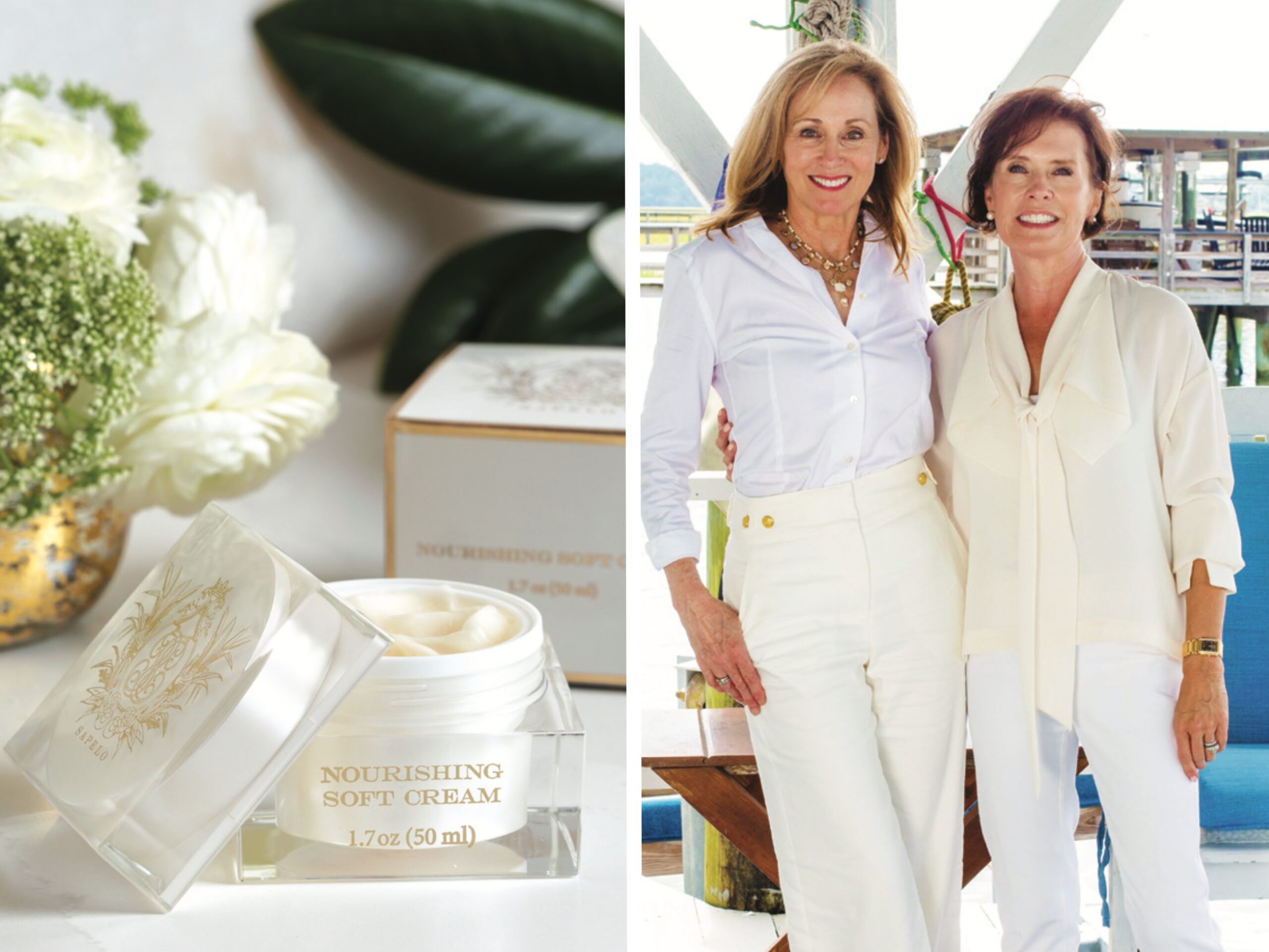 3 - Victoria Cindy Edwards and Stephanie Duttenhaver, the founders of Sapelo Skincare.
