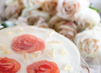 rose water cheesexake