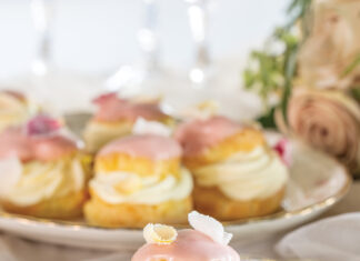 Rose Choux Puffs
