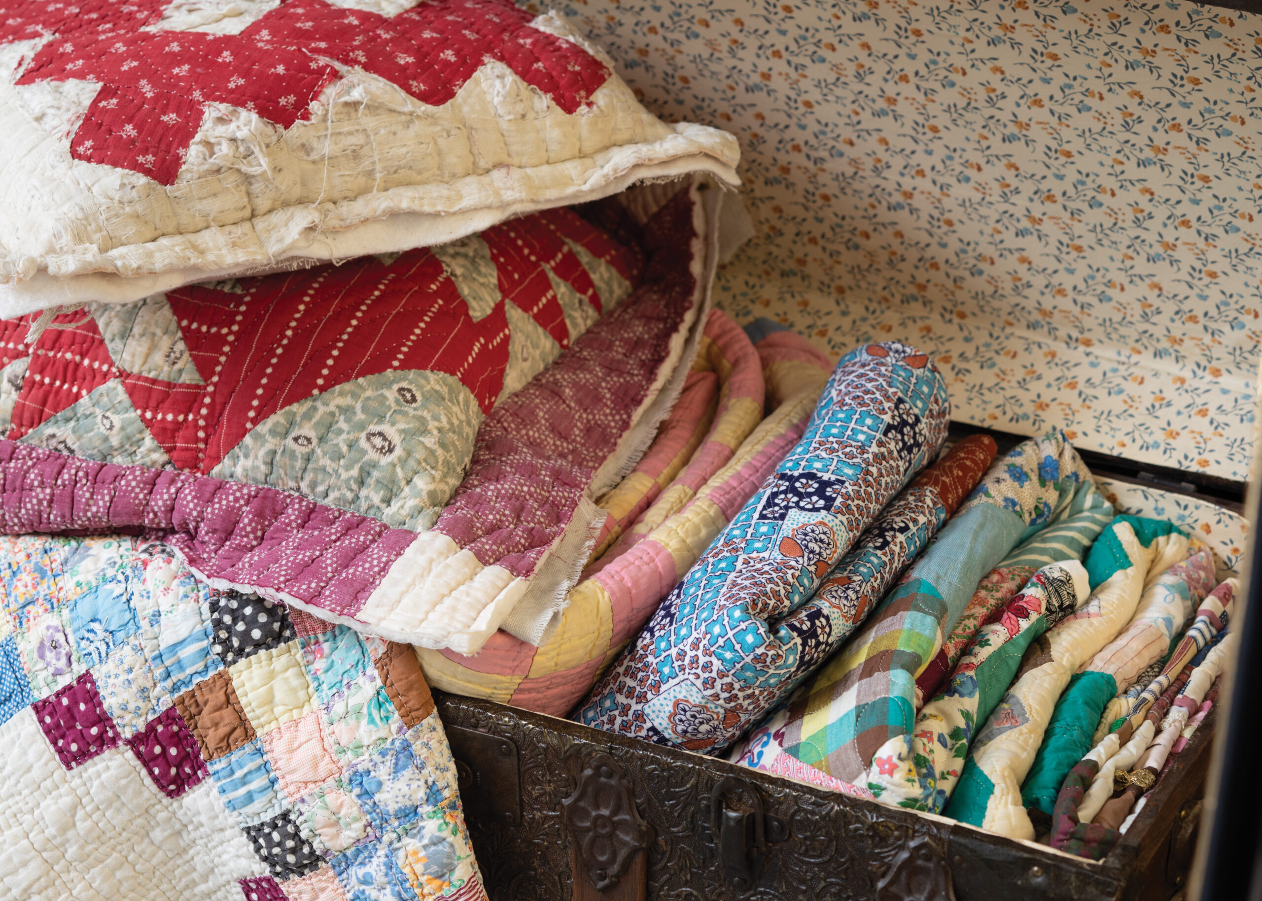 Quilts in a chest