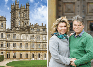 Highclere Castle and Lady Carnarvon