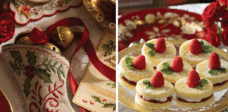 Christmas stocking/Mini Sponge Cakes