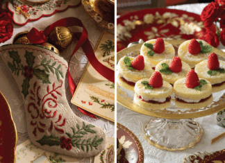 Christmas stocking/Mini Sponge Cakes