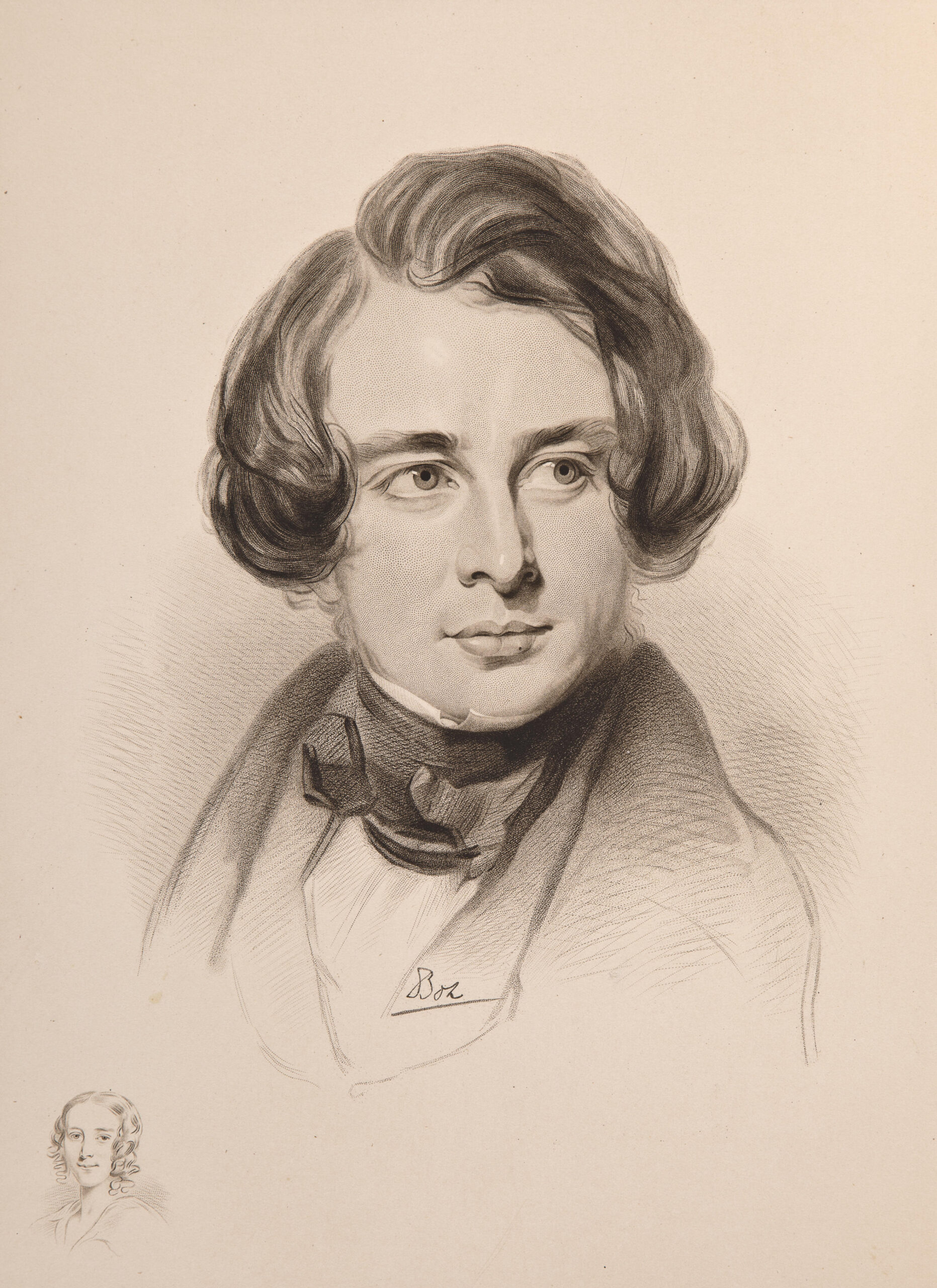 Sketch of Charles Dickens