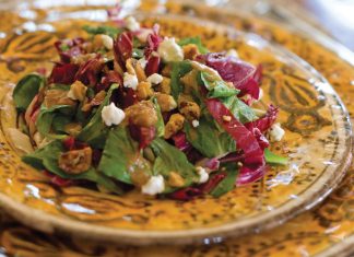 Mache-Radicchio-Salad-with-Chevre-Recipe