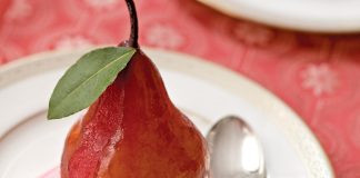Spiced-Wine-Poached-Pear-Recipe