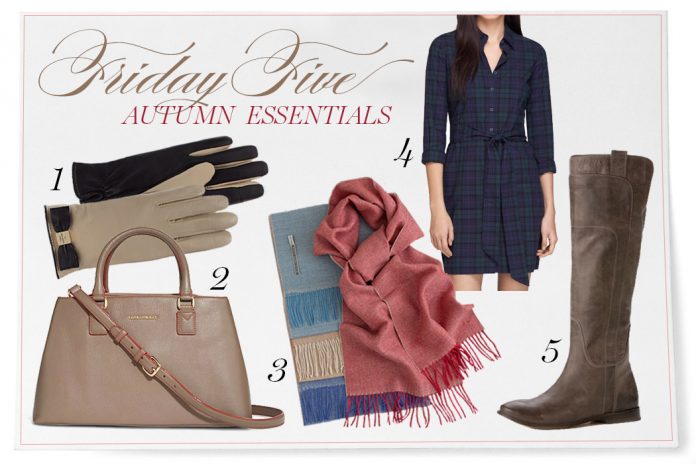 Friday Five Autumn Essentials Victoria magazin