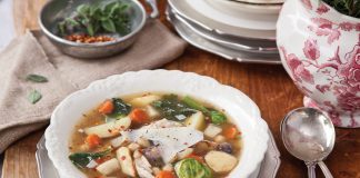 Chicken and Root Vegetable Stew from Victoria magazine