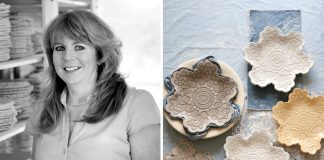 Maggie Weldon Lace Pottery