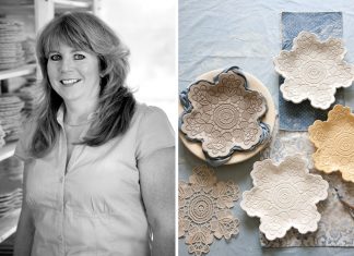 Maggie Weldon Lace Pottery