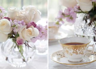 Tea and Flowers