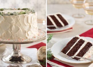 Peppermint Cake Winter Refreshment