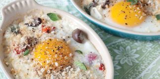 Baked Eggs Marsala