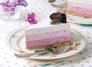 Ombré Berry-and-Yogurt Torte