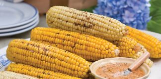 Roasted Corn on the Cob with Chipotle Herbed Butter