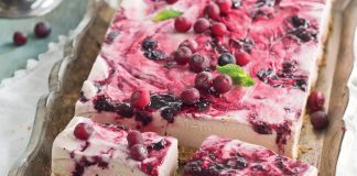 Blueberry Ice-Cream Bars