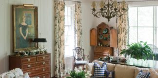 Homeowner Amy Ager clearly shares with her family of serious antiques enthusiasts.