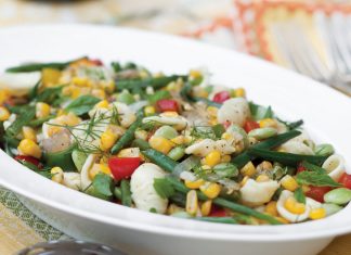 Summer Succotash with Herbed Vinaigrette