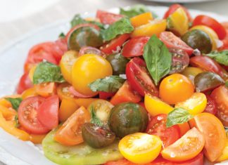 Mixed Heirloom Tomato Salad