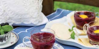 Sample Lemon Butter Cookies alongside tangy Blackberry Lemonade for an afternoon pick-me-up.