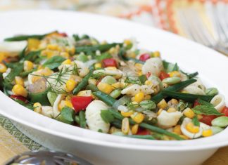 A pleasant complement to chunky Summer Succotash with Herbed Vinaigrette orecchiette offers a soft and chewy consistency based on its unique ear-like shape.