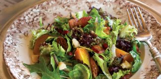 Shaved Brussels Sprouts Salad with Maple Vinaigrette