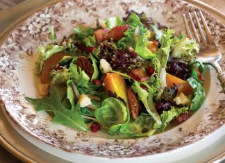 Shaved Brussels Sprouts Salad with Maple Vinaigrette