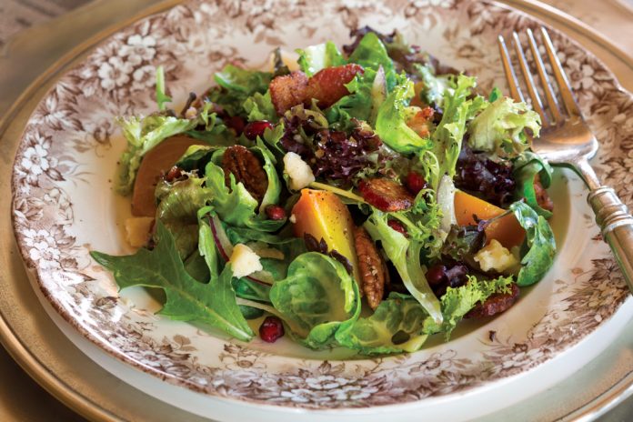 Shaved Brussels Sprouts Salad with Maple Vinaigrette