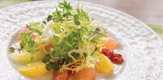 Citrus Salad with Frisée and Orange-Ginger Vinaigrette
