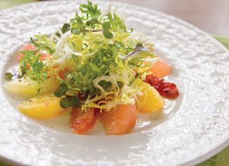 Citrus Salad with Frisée and Orange-Ginger Vinaigrette