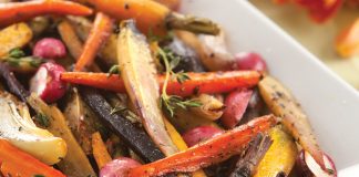 Roasted Rainbow Carrot Medley