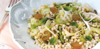 Couscous Salad with Honeysuckle Vinaigrette