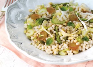 Couscous Salad with Honeysuckle Vinaigrette