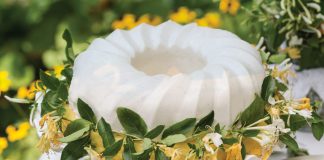 Honeysuckle and Meyer Lemon Panna Cotta