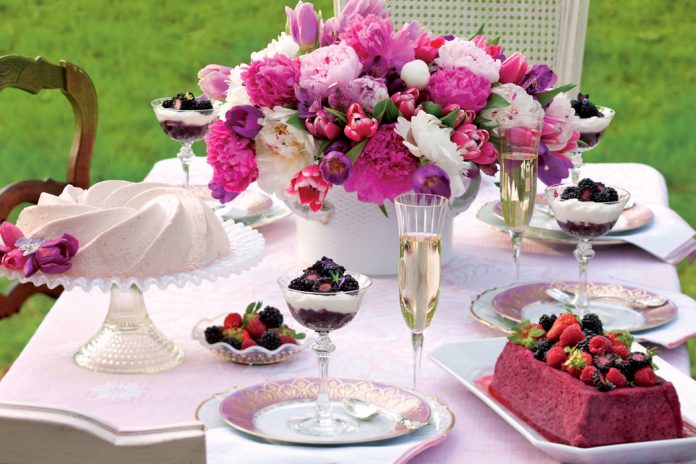 Elegant English Berry Puddings