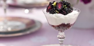 Blackberry and Lavender Fool
