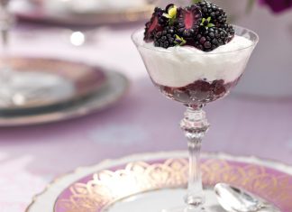 Blackberry and Lavender Fool