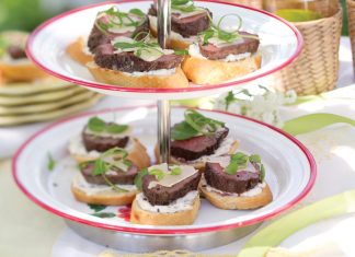 Beef-Tenderloin Crostini