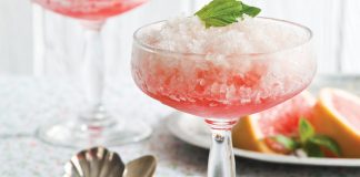 Pink-Grapefruit-and-Ginger Granita