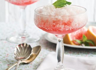 Pink-Grapefruit-and-Ginger Granita