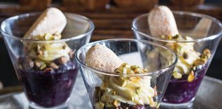 Honey-Roasted Grapes Trifles