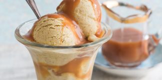 Pistachio-Cardamom Ice-Cream Sundae