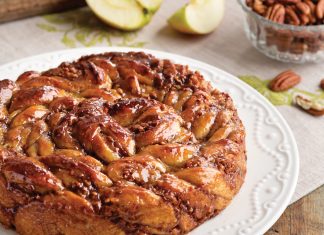 Apple-Pecan Sticky Bread