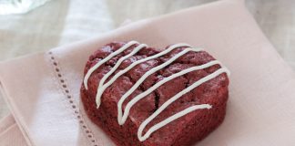 Red Velvet Scones with Cream Cheese Glaze