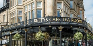 Bettys Café Tea Room Blackberry and Lemon Torte