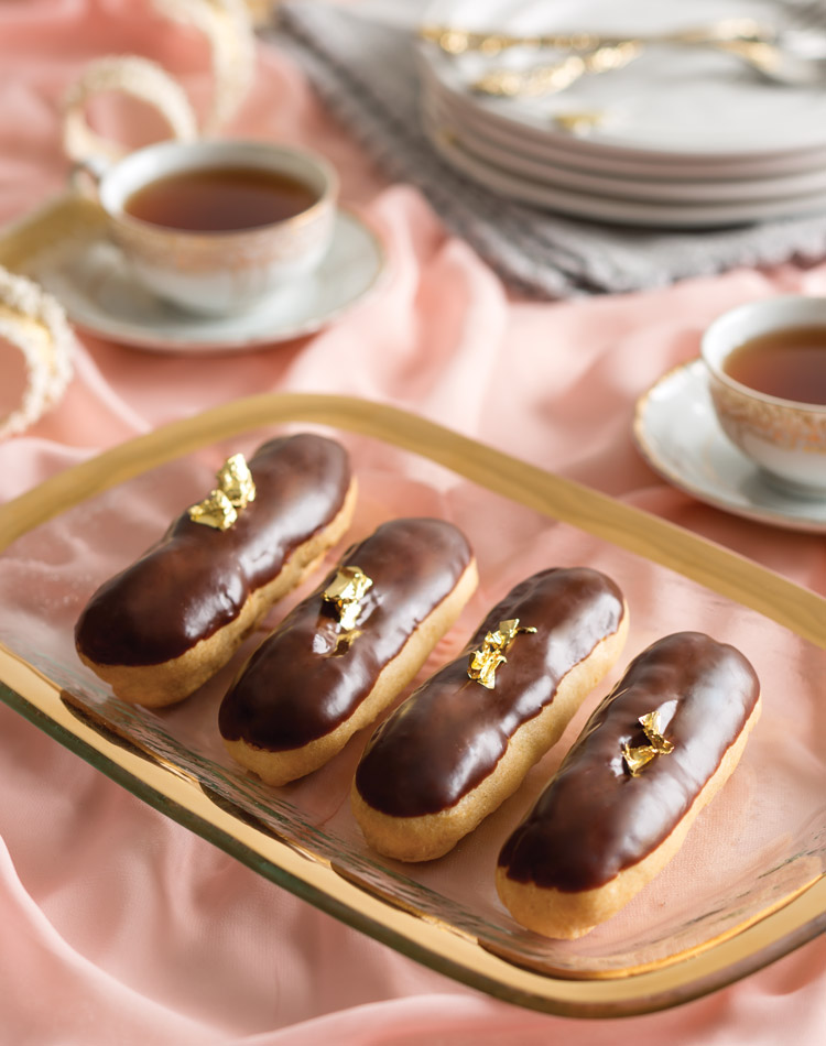 A Taste of Romance Cherry Éclairs